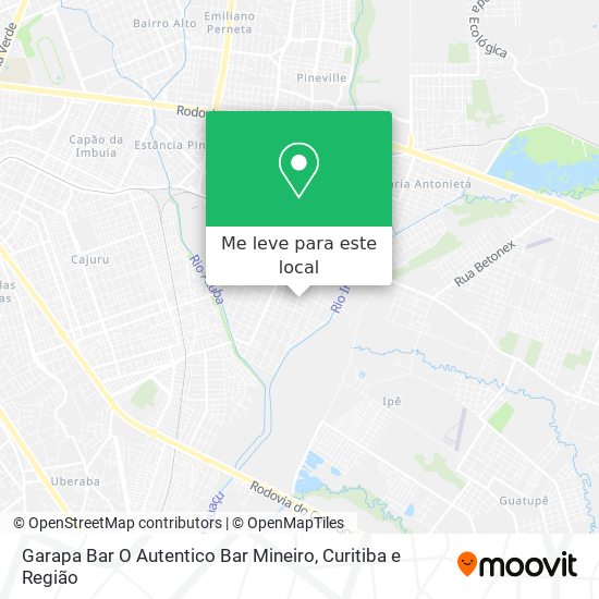 Garapa Bar O Autentico Bar Mineiro mapa