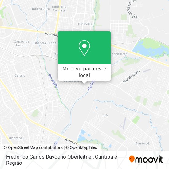 Frederico Carlos Davoglio Oberleitner mapa
