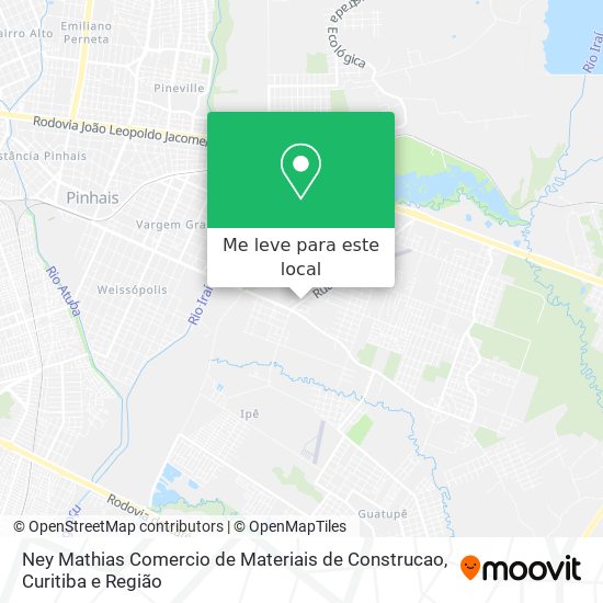 Ney Mathias Comercio de Materiais de Construcao mapa