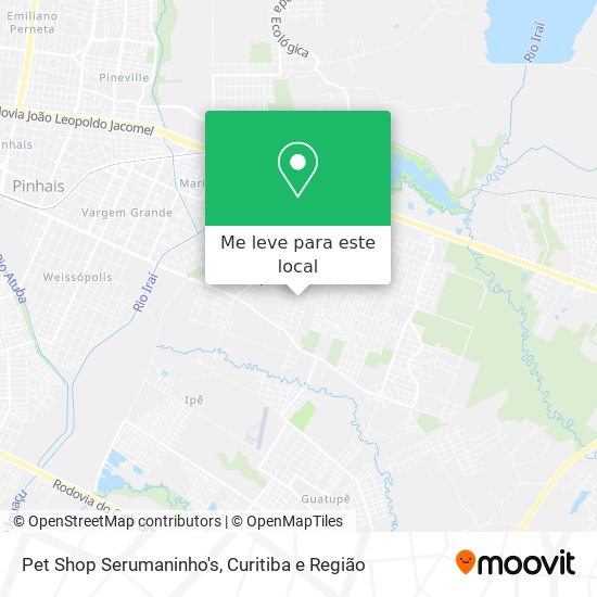 Pet Shop Serumaninho's mapa