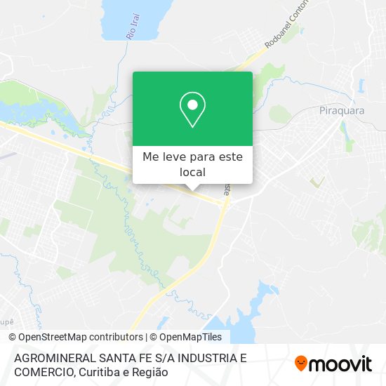 AGROMINERAL SANTA FE S / A INDUSTRIA E COMERCIO mapa