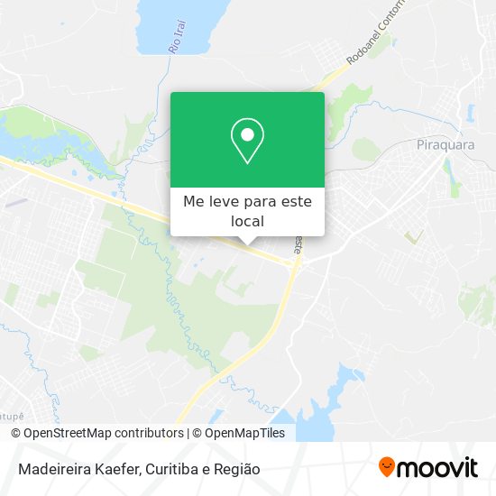 Madeireira Kaefer mapa