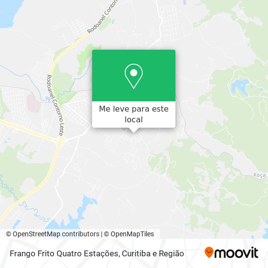Frango Frito Quatro Estações mapa