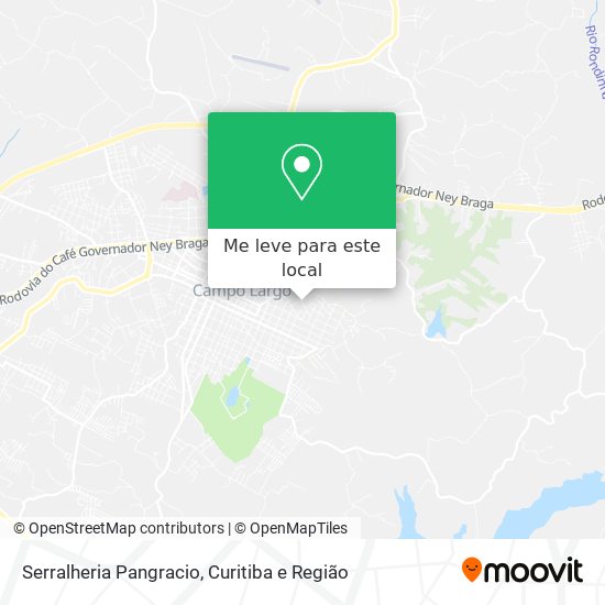 Serralheria Pangracio mapa