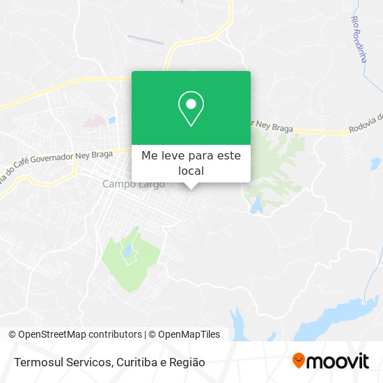 Termosul Servicos mapa