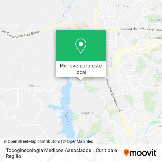 Tocoginecologia Medicos Associados . mapa