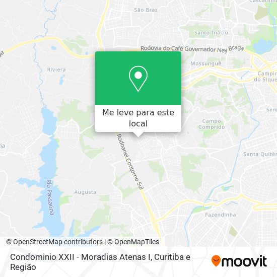 Condominio XXII - Moradias Atenas I mapa