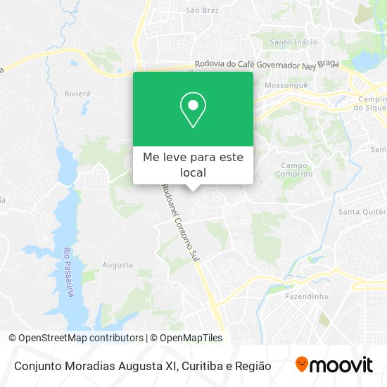 Conjunto Moradias Augusta XI mapa