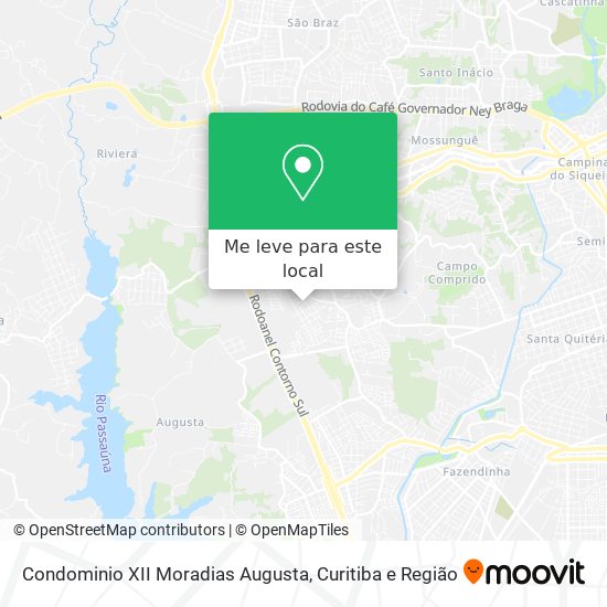 Condominio XII Moradias Augusta mapa