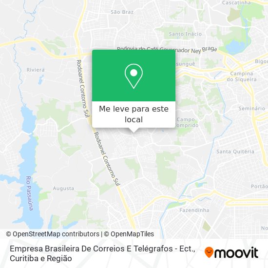 Empresa Brasileira De Correios E Telégrafos - Ect. mapa