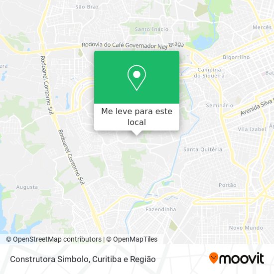 Construtora Simbolo mapa