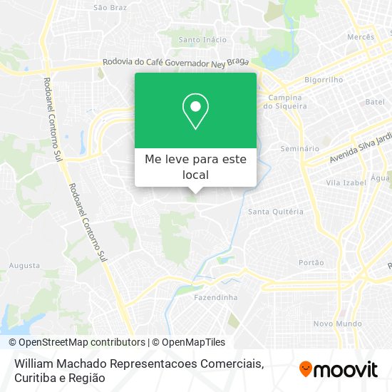 William Machado Representacoes Comerciais mapa