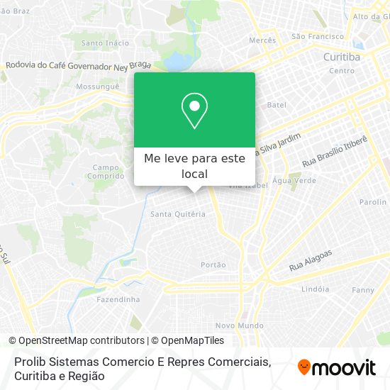 Prolib Sistemas Comercio E Repres Comerciais mapa