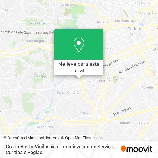 Grupo Alerta-Vigilância e Terceirização de Serviço mapa