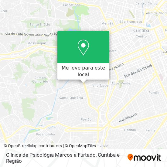 Clínica de Psicológia Marcos a Furtado mapa