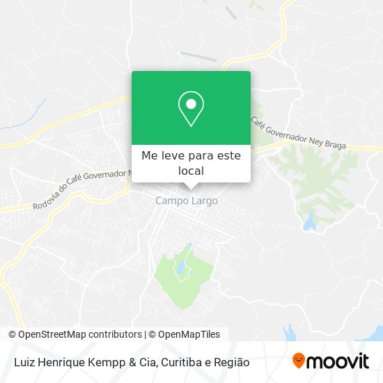 Luiz Henrique Kempp & Cia mapa