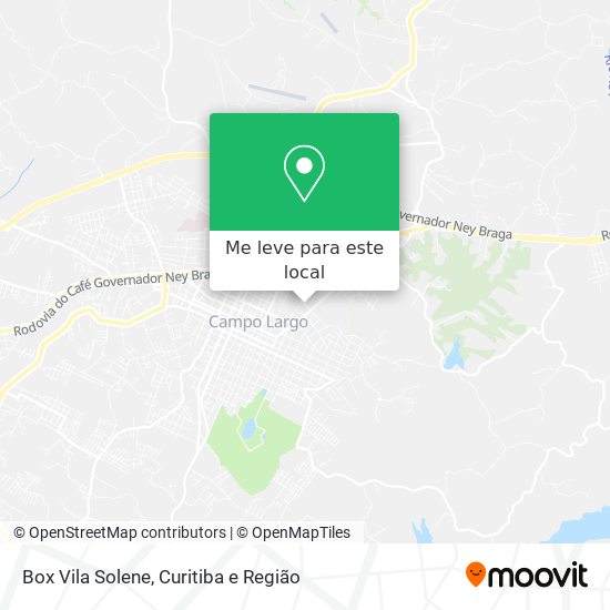 Box Vila Solene mapa