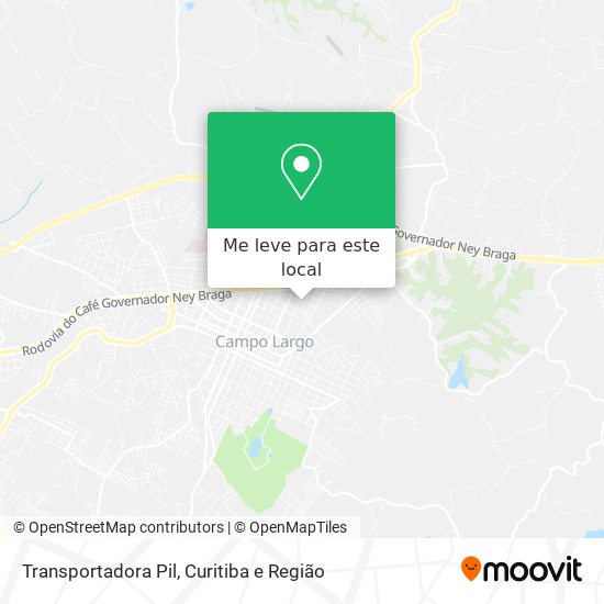 Transportadora Pil mapa