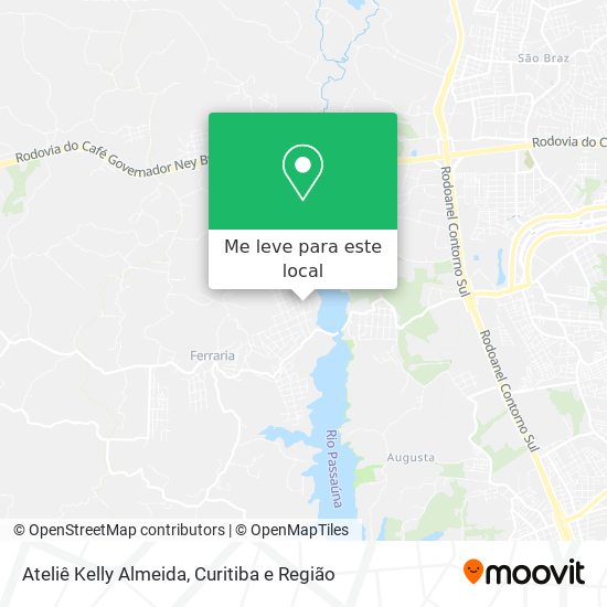 Ateliê Kelly Almeida mapa