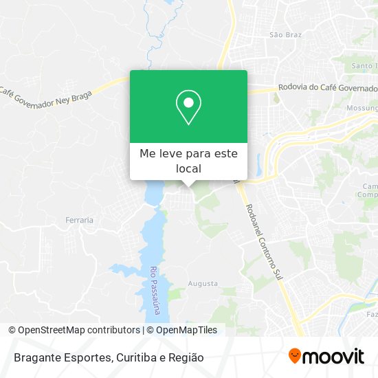 Bragante Esportes mapa