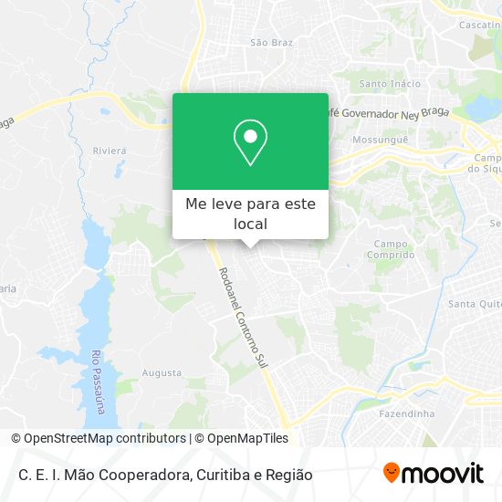 C. E. I. Mão Cooperadora mapa