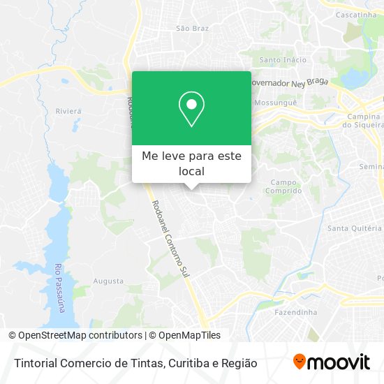 Tintorial Comercio de Tintas mapa