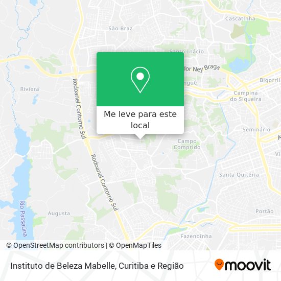 Instituto de Beleza Mabelle mapa