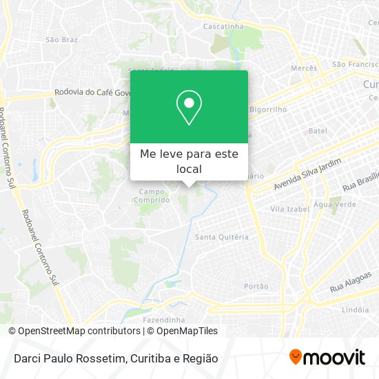 Darci Paulo Rossetim mapa