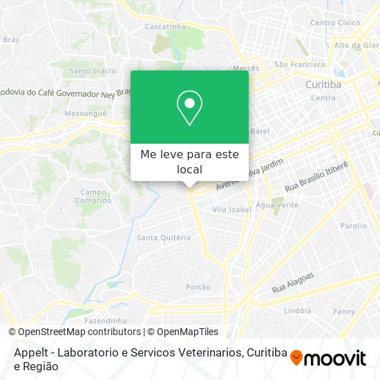 Appelt - Laboratorio e Servicos Veterinarios mapa