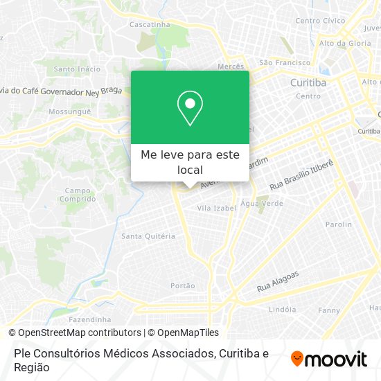 Ple Consultórios Médicos Associados mapa