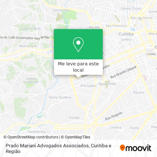 Prado Mariani Advogados Associados mapa