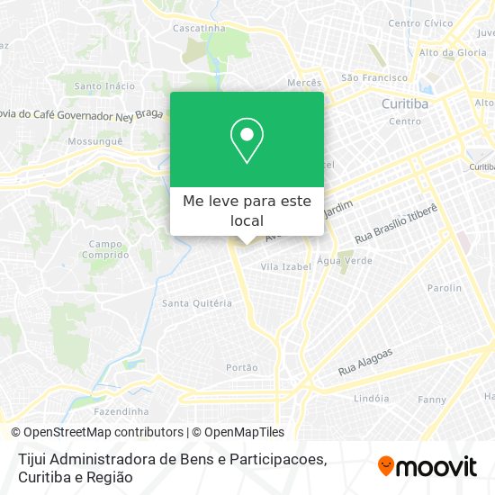 Tijui Administradora de Bens e Participacoes mapa