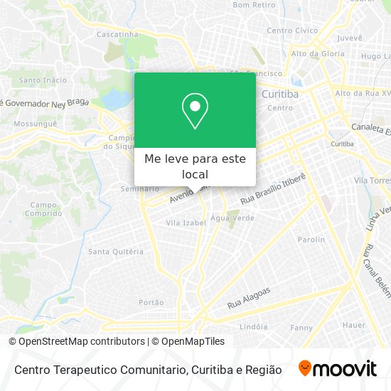 Centro Terapeutico Comunitario mapa