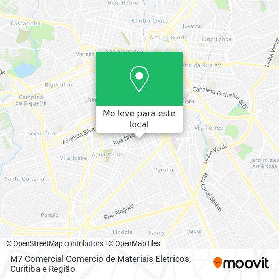 M7 Comercial Comercio de Materiais Eletricos mapa