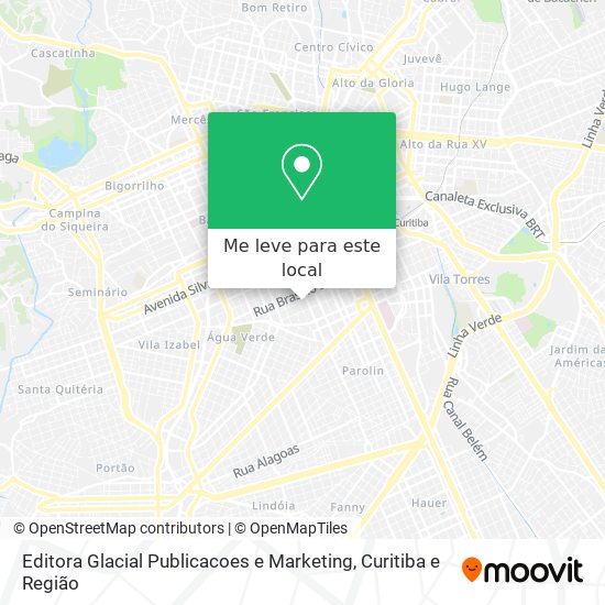 Editora Glacial Publicacoes e Marketing mapa