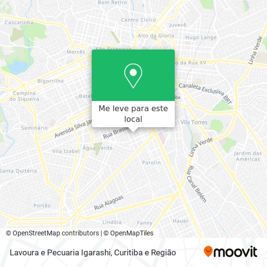 Lavoura e Pecuaria Igarashi mapa