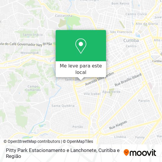 Pitty Park Estacionamento e Lanchonete mapa