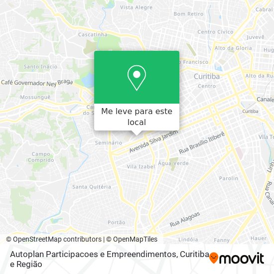 Autoplan Participacoes e Empreendimentos mapa