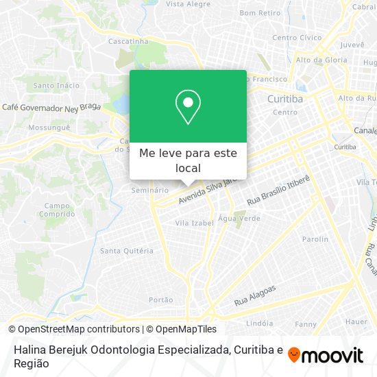 Halina Berejuk Odontologia Especializada mapa