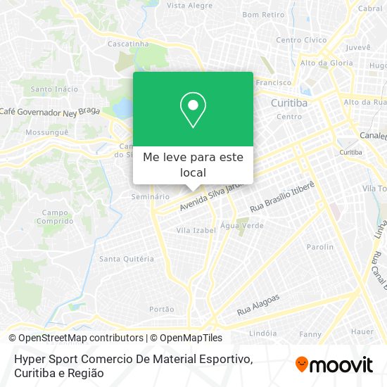 Hyper Sport Comercio De Material Esportivo mapa