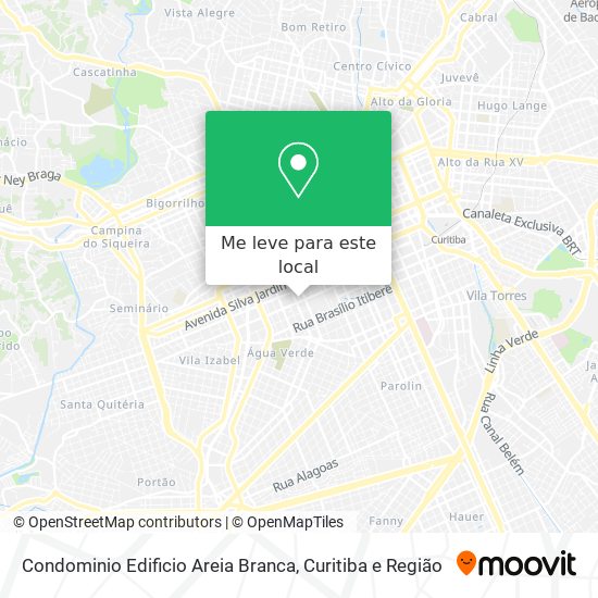 Condominio Edificio Areia Branca mapa