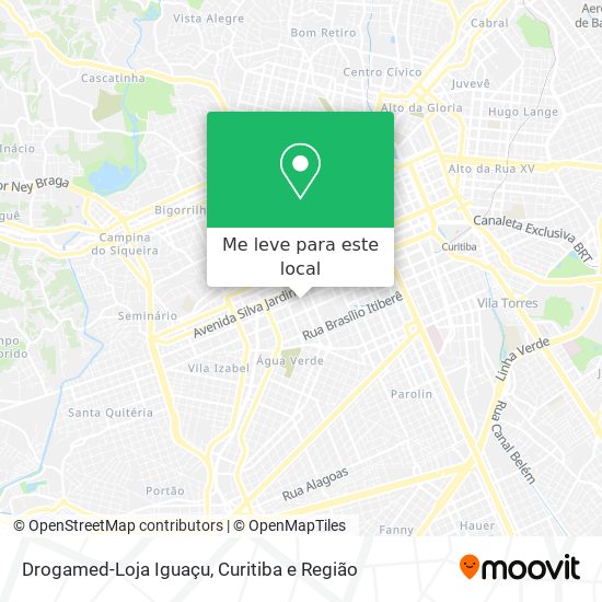 Drogamed-Loja Iguaçu mapa
