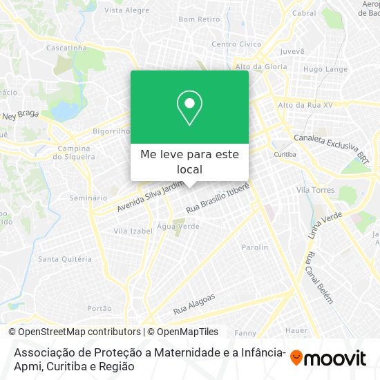 Associação de Proteção a Maternidade e a Infância-Apmi mapa