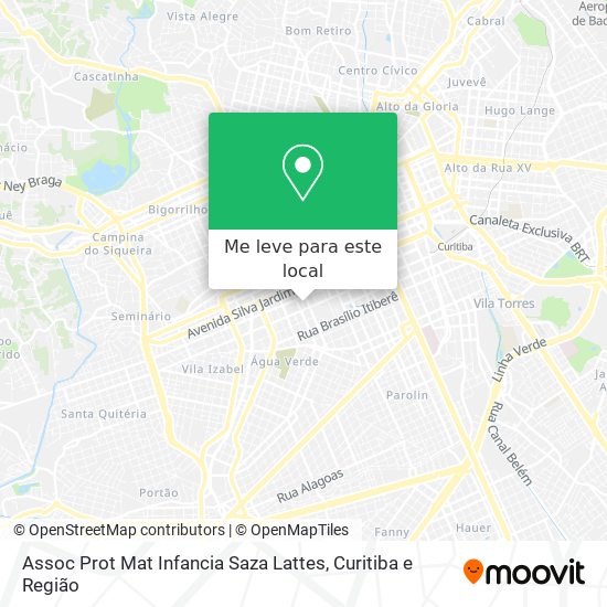 Assoc Prot Mat Infancia Saza Lattes mapa