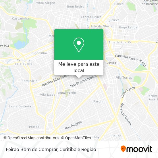 Feirão Bom de Comprar mapa