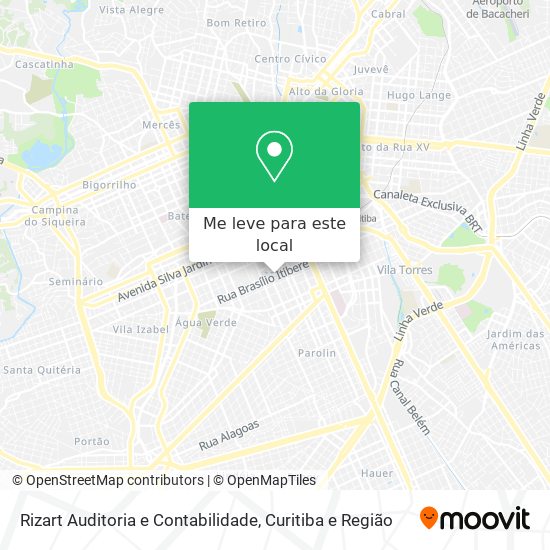 Rizart Auditoria e Contabilidade mapa