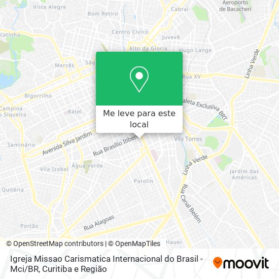 Igreja Missao Carismatica Internacional do Brasil - Mci / BR mapa