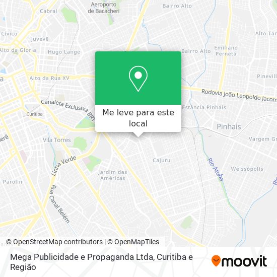 Mega Publicidade e Propaganda Ltda mapa