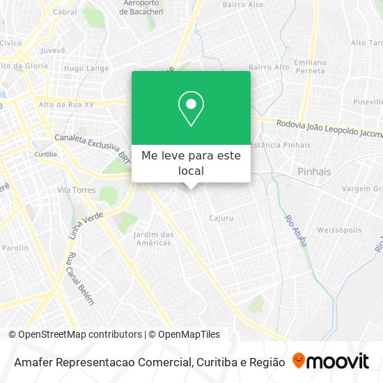 Amafer Representacao Comercial mapa