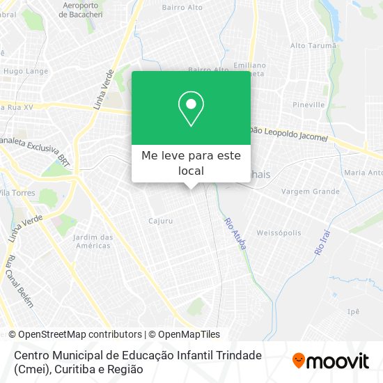 Centro Municipal de Educação Infantil Trindade (Cmei) mapa